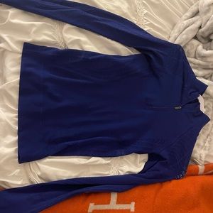 Blue lululemon half zip longsleeve